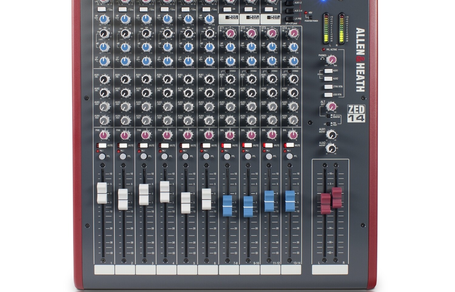 Allen & Heath Zed-14 14-Channel Mixer with USB Rental – Hong Kong 1 Allen Heath Zed-14 14-Channel Mixer USB Rental Hong Kong
