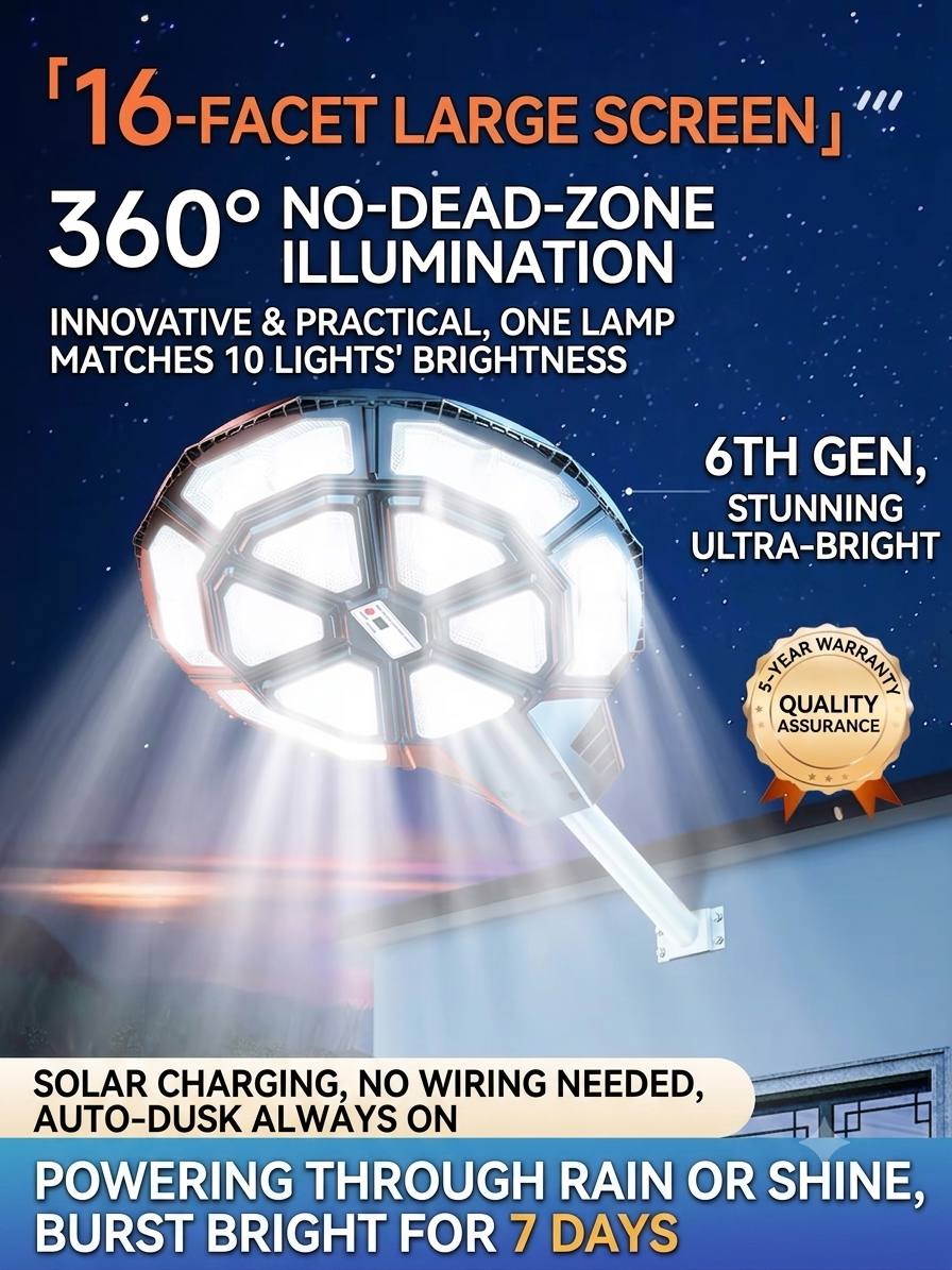 Solar LED Light Outdoor Lighting - No Power Cable Needed 1 Solar LED Light Outdoor Lighting - No Power Cable Needed