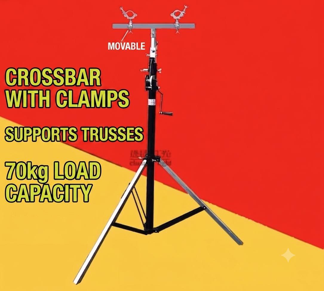 可升降三聯支架 Light Stand 最高4.5米 承重70kg 1 可升降三聯支架 Light Stand 最高4.5米 承重70kg